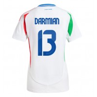Italy Matteo Darmian #13 Replica Away Shirt Ladies Euro 2024 Short Sleeve
